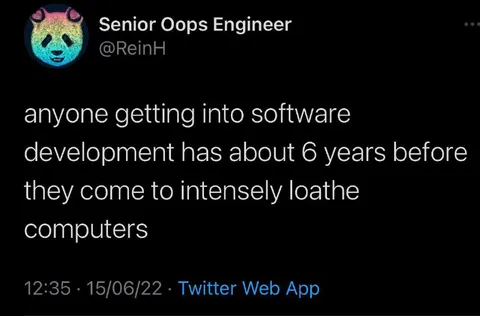 Six Years Before Hating Computers