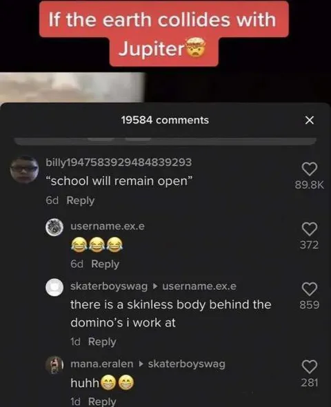 Jupiter Collision School Joke