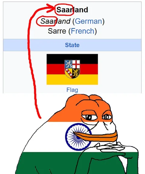 Saarland Name and Flag
