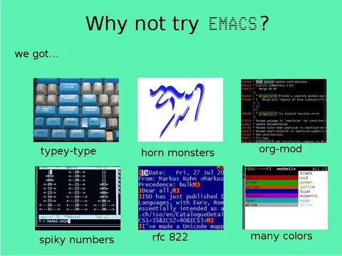 Why Not Try Emacs