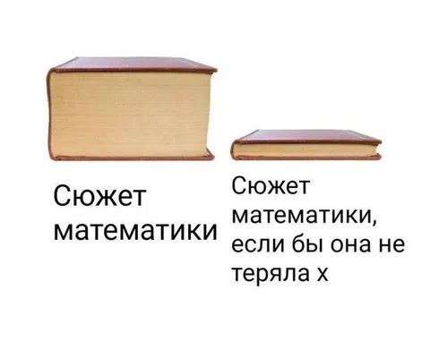 Сюжет математики без потери x