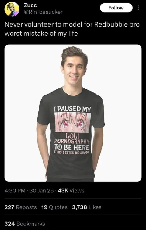Redbubble Modeling Regret