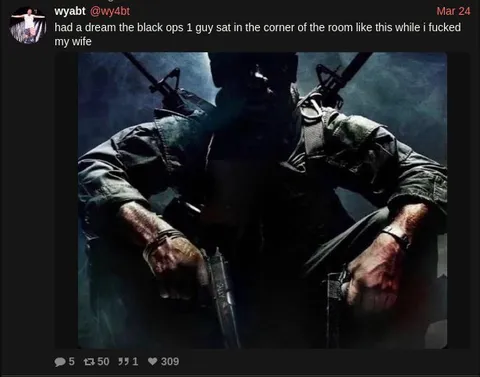 Black Ops Guy in the Corner