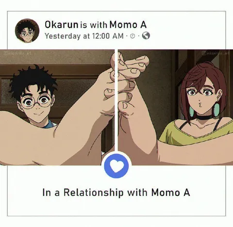Okarun in a Relationship with Momo