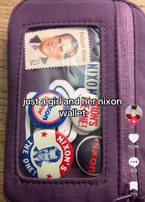 Just a Girl and Her Nixon Wallet