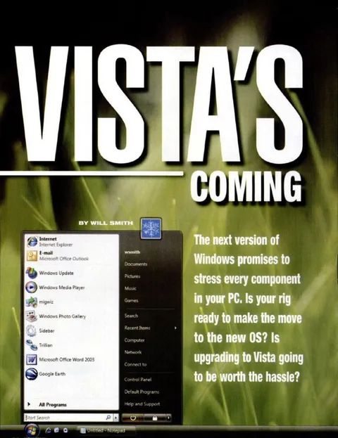 Vista's Coming Windows Parody