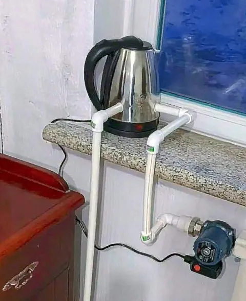 Чайник вместо отопления