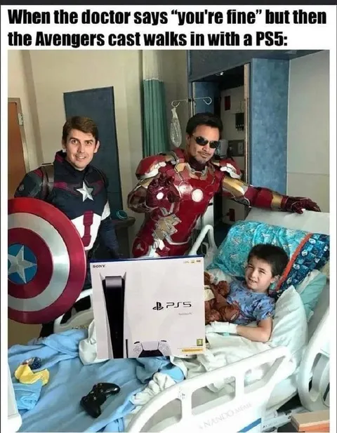 Avengers Bring a PS5