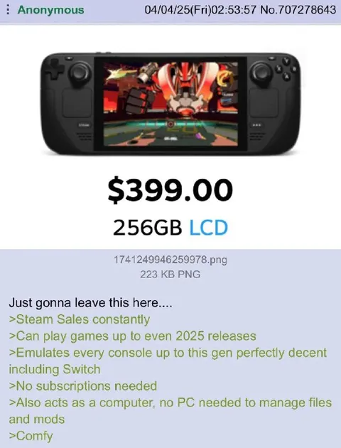 Steam Deck 256GB LCD Bargain