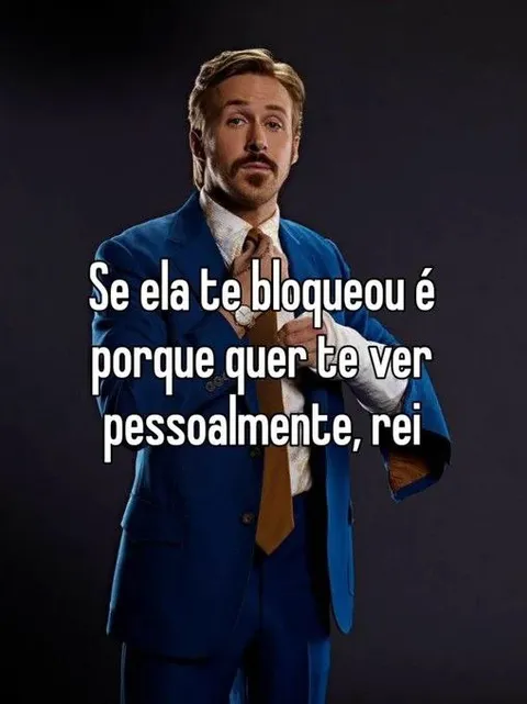 Ela te bloqueou para te ver