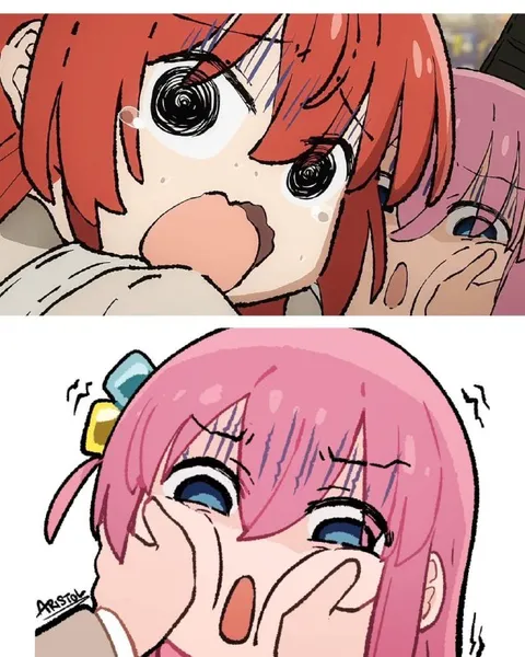 Безумный взгляд и крик