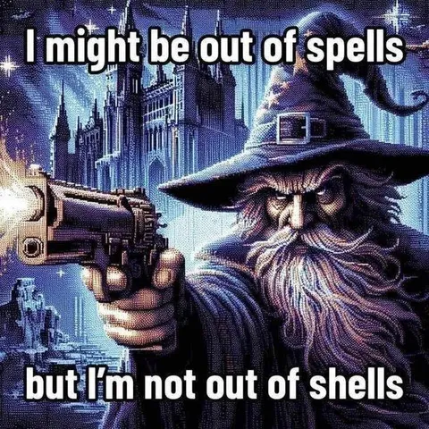 Out of Spells, Not Shells