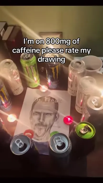 800mg Caffeine Drawing