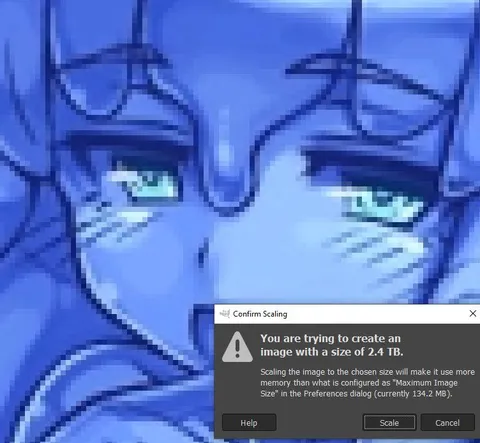 Image Size 2.4 TB
