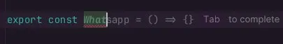 WhatsApp Function Declaration