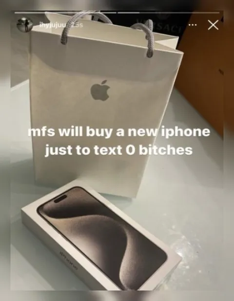New iPhone Just to Text Bitches