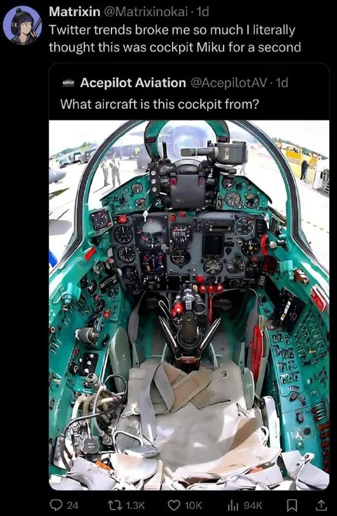 Cockpit Miku Confusion