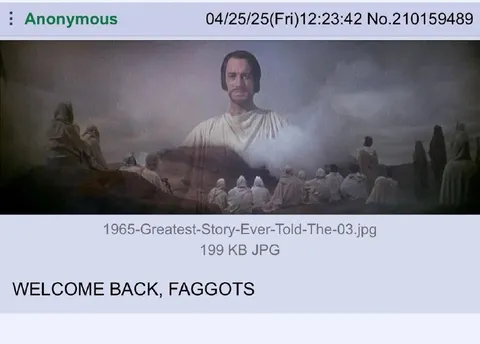Welcome Back, Faggots