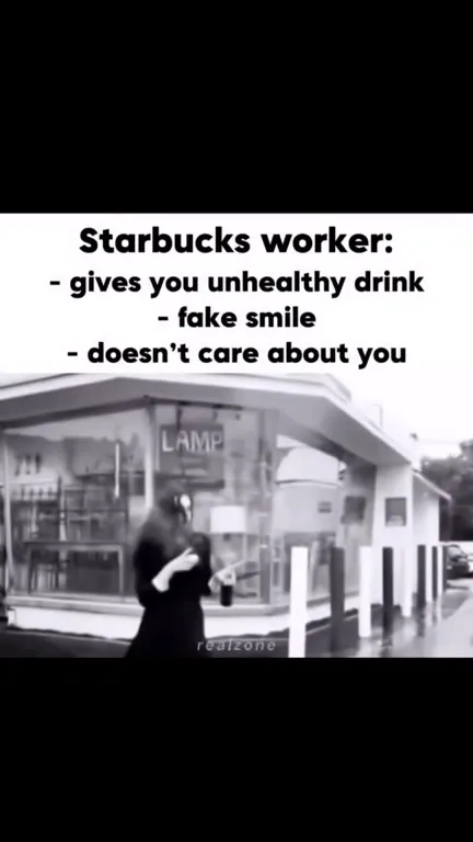 Starbucks Worker vs Shawarma Guy
