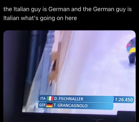 The Italian Guy Is German