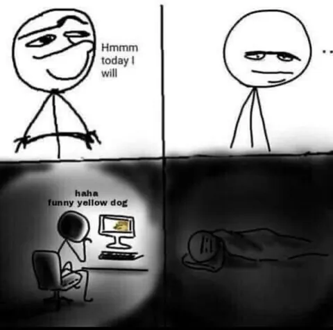 Hmmm Today I Will Funny Yellow Dog