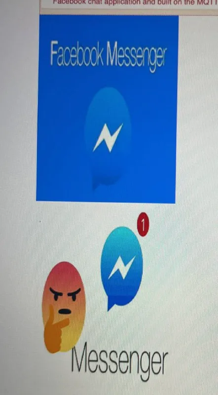 Facebook Messenger Logo Comparison