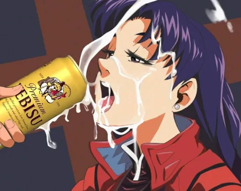 Misato Drinks Yebisu Beer