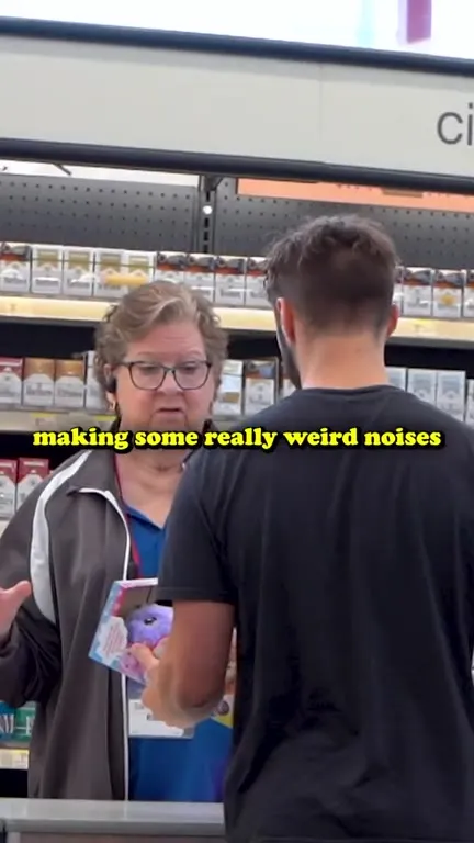 My Mom at the Checkout