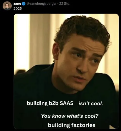 Building Factories Is Cool