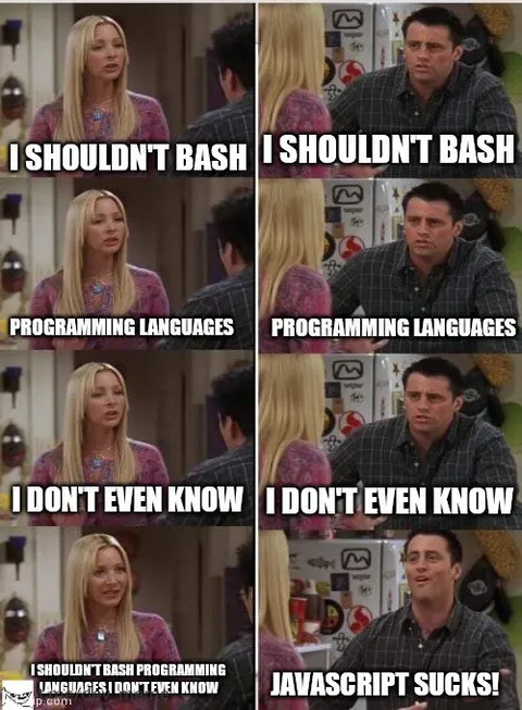 JavaScript sucks programming languages