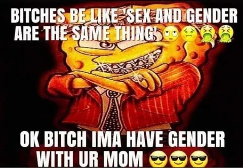 Sex and Gender Trollface Meme