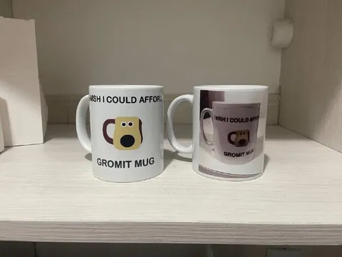 I Wish I Could Afford Gromit Mug