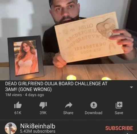 Dead Girlfriend Ouija Board Challenge