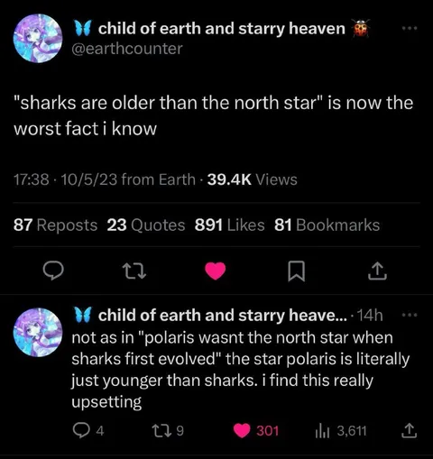 Sharks Older Than Polaris