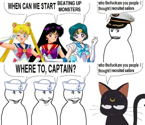 Sailor Moon Recruits Sailors