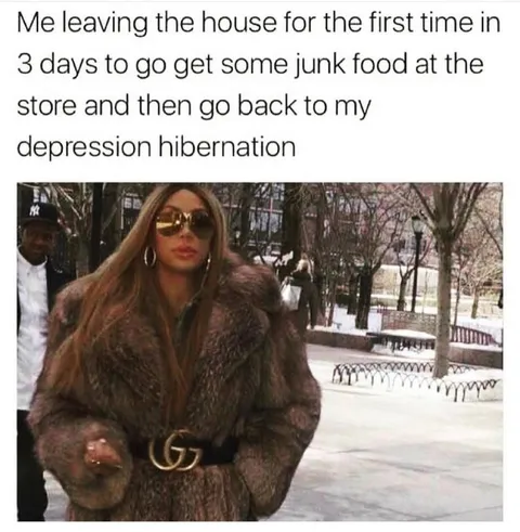 Leaving the House for Junk Food