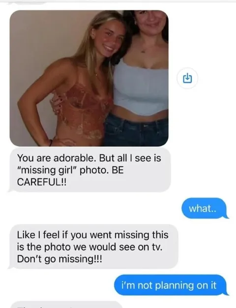 Missing Girl Photo Warning
