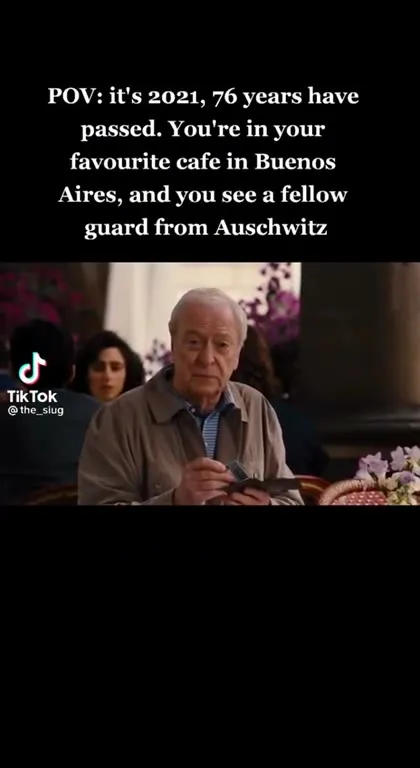 Auschwitz Guard at the Cafe