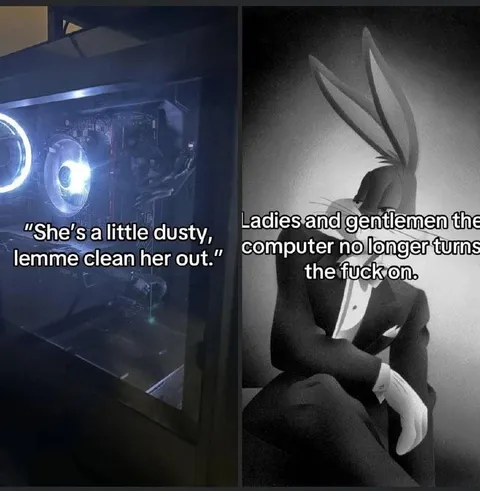 Computer Cleaning Gone Wrong