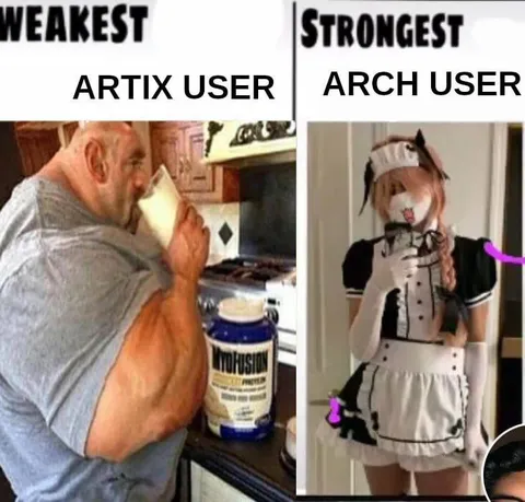 Weakest Artix User vs Strongest Arch User