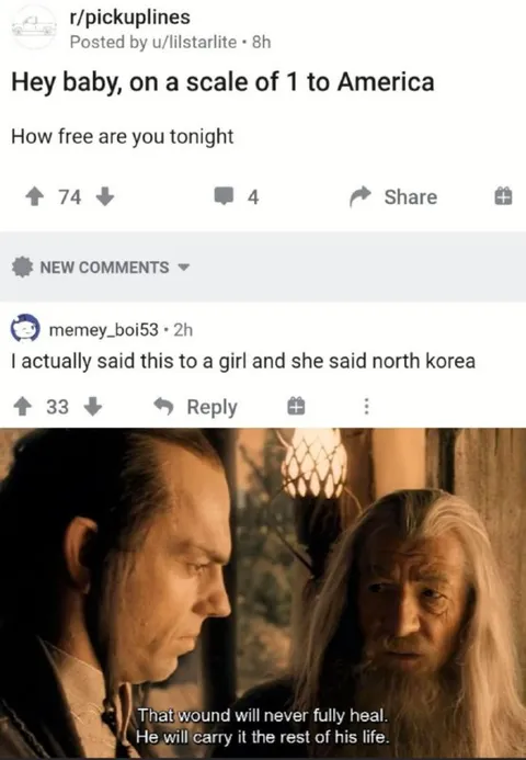 North Korea Pickup Line