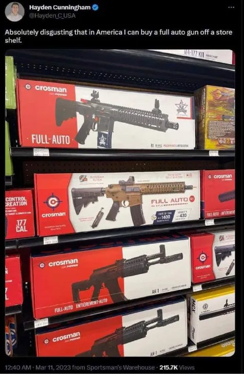 Full-Auto Guns at the Store