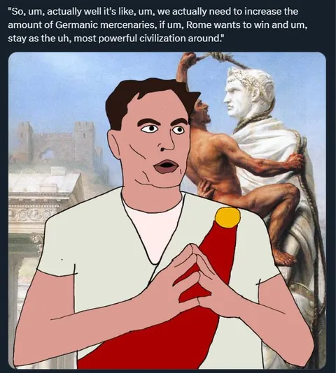 Germanic Mercenaries Save Rome