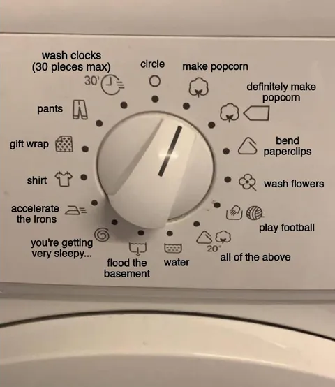Washing Machine Extra Settings