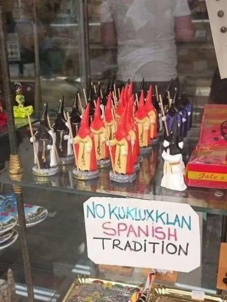 No Ku Klux Klan Spanish Tradition