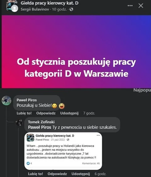 Poszukaj pracy u siebie