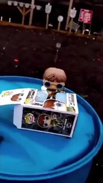 John Lennon Takes a Fall