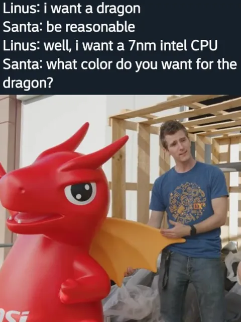 Linus Wants a 7nm Intel CPU