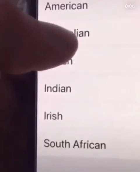 Scrolling Through Every Accent