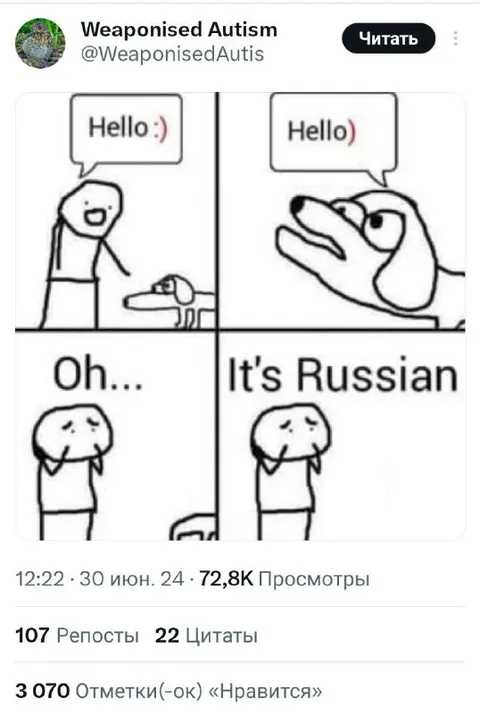 It's Russian Reaction